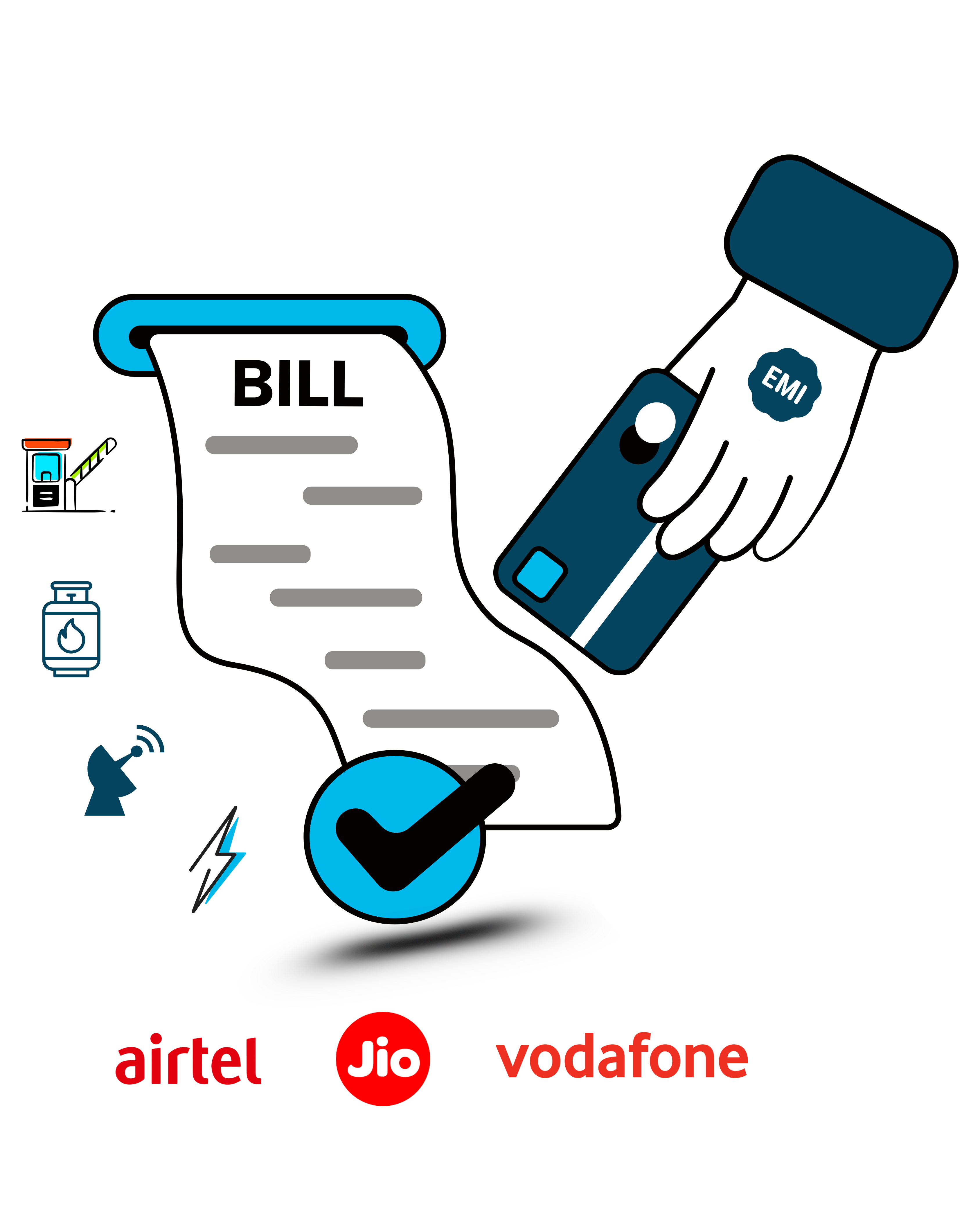 Utility services like recharge and bills